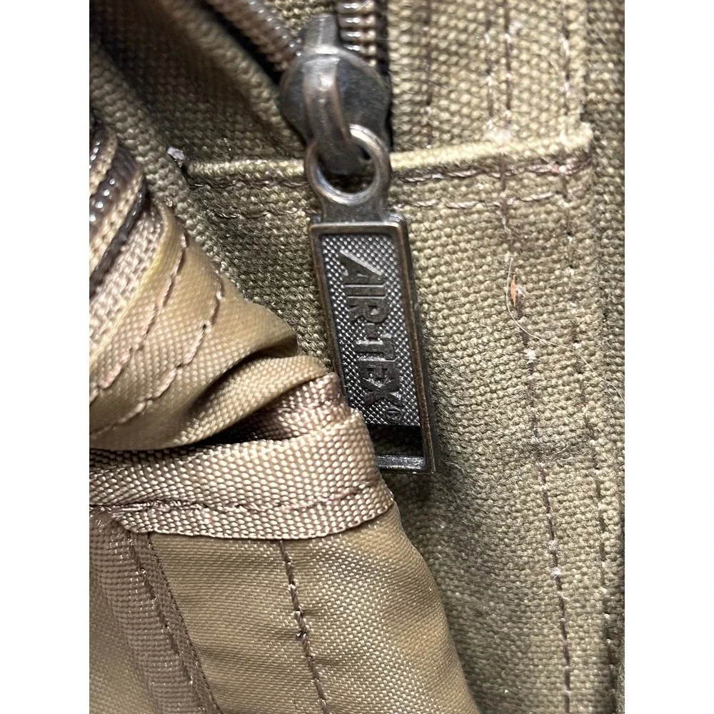 Vintage Disney Store Team Employee‎ Messenger Bag Canvas Briefcase Laptop Khaki